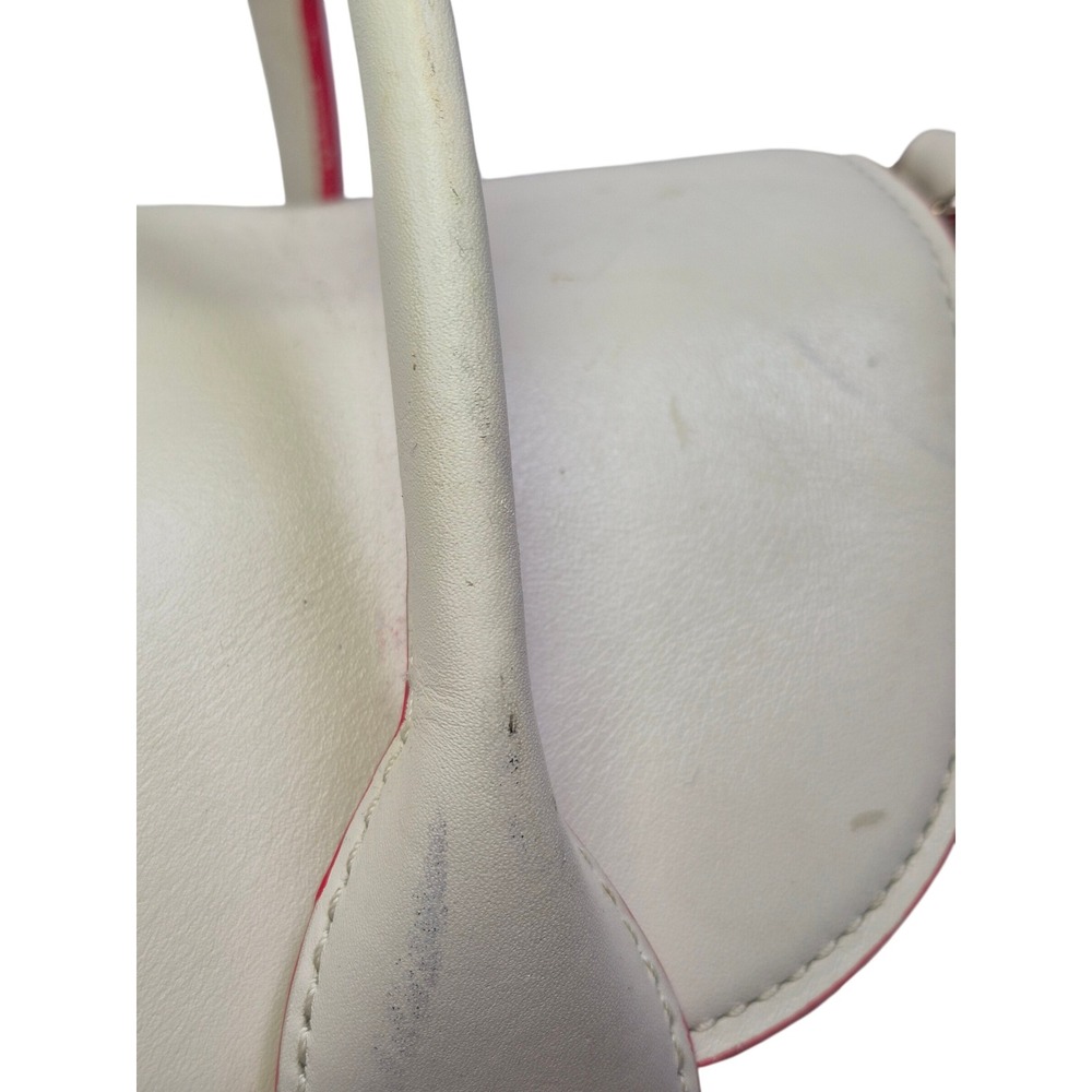 Kate Spade 2 Park Avenue Leather Flap Satchel Bag Pyramid Turnlock Purse READ - Picture 13 of 16
